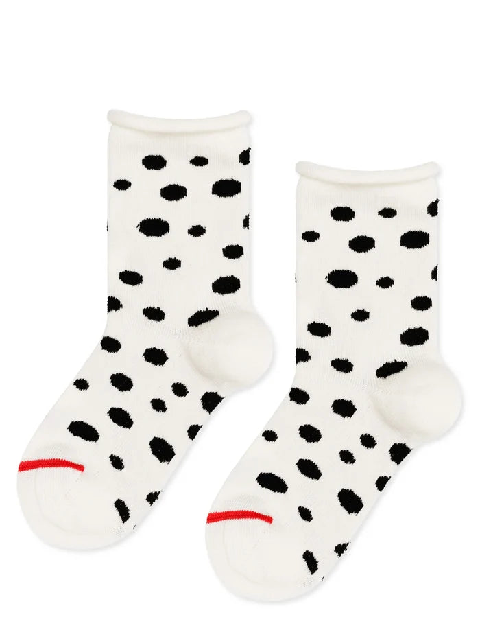 Mini Dalmatian Crew Sock