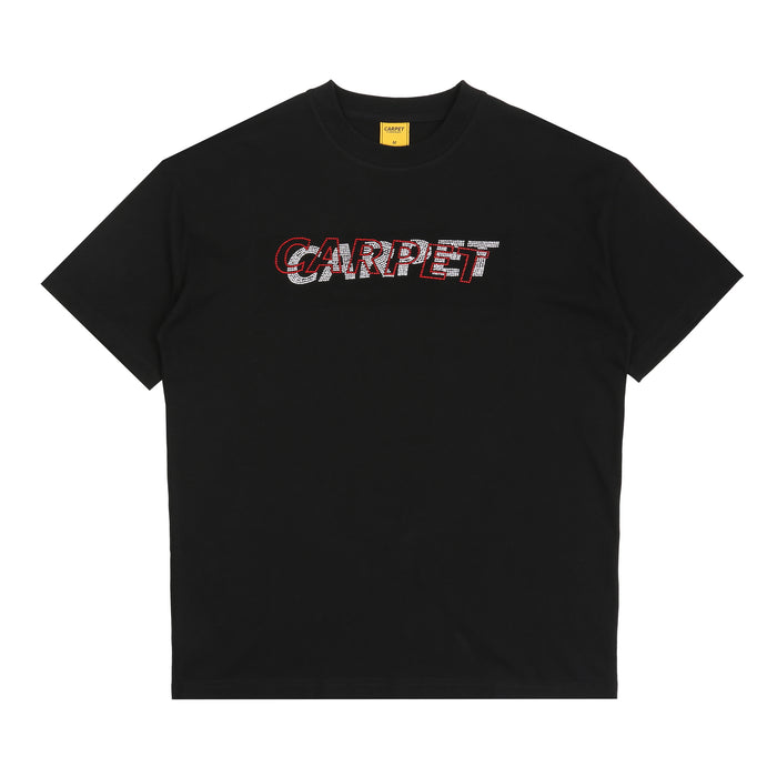 Misprint Rhinestone T-Shirt - Black