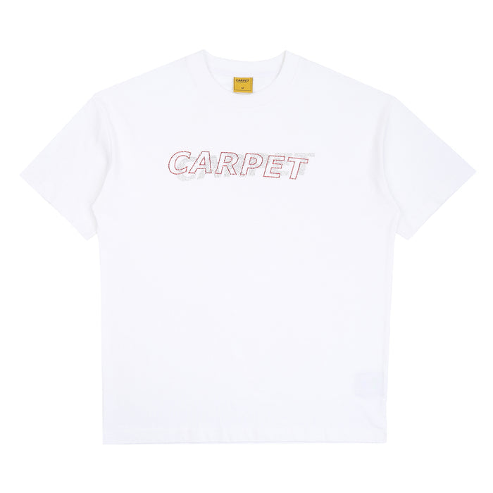 Misprint Rhinestone T-Shirt - White