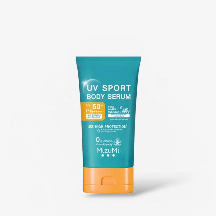 MizuMi UV Sport Body Serum 100g سيروم الجسم الرياضي بالأشعة فوق البنفسجية من ميزومي - Princess Cosmetics Qatar