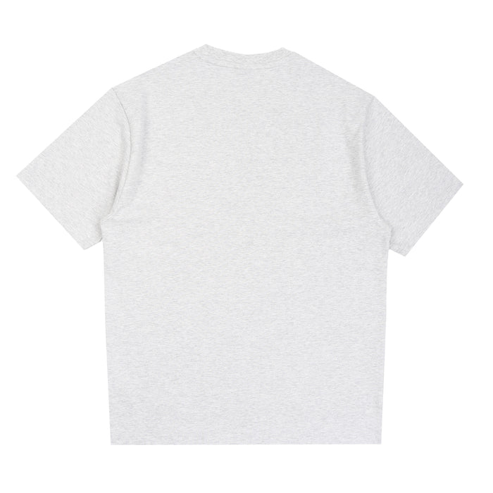 Mmix Heavy Slub T-Shirt - Grey Marl