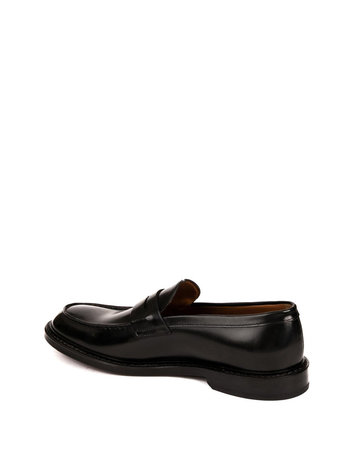 DOUCAL'S Mocassino spazzolato nero 2405 HORSE-NERO