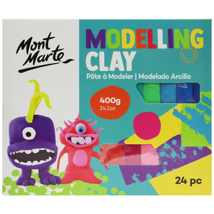 Modelling Clay 400g (14.1oz) 24pc