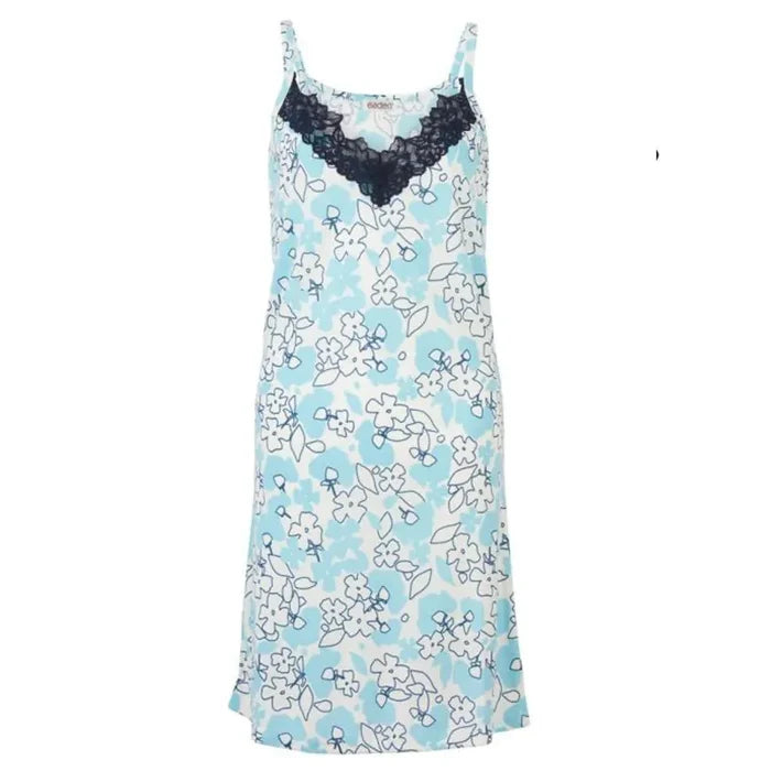 floral moisture wicking nightie for menopause
