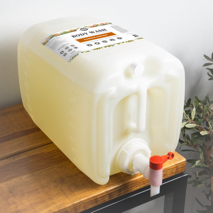 Rustic Strength, Body Wash, 5 Gallon Eco-Jug with Spout, Pumpkin Harvest