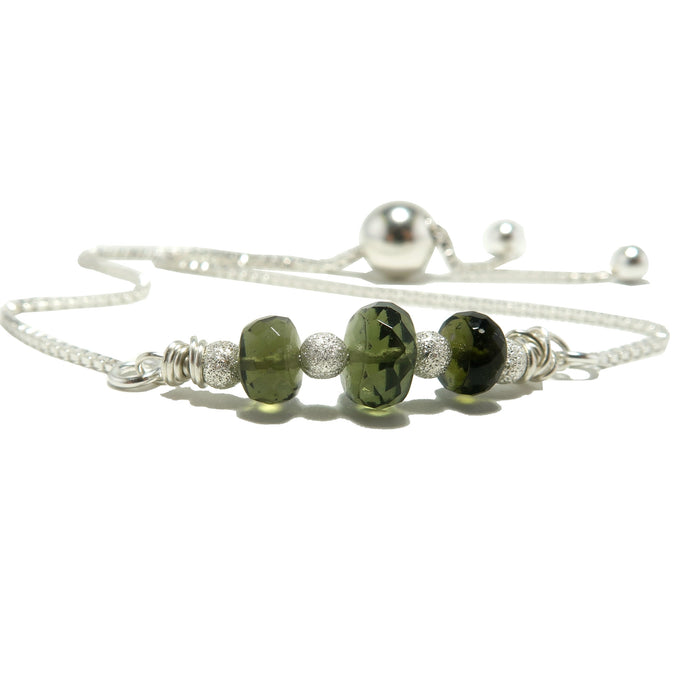 moldavite bracelet