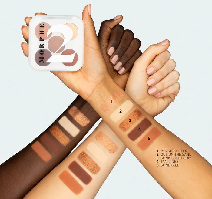 MORPHE 2 Ready in 5 Eyeshadow Palette MALIBU بالت شدو