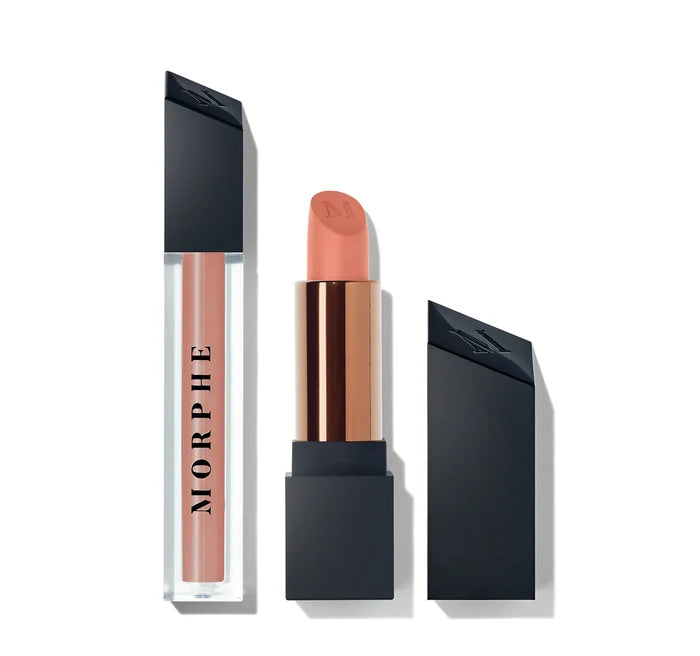 MORPHE Out & A Pout Sweet Nude Lip Duo ثنائي احمر الشفاه