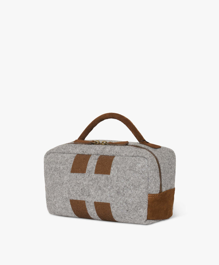 My Style Bags Personalised Berkeley Beauty Case – Grey Brand Beauty Case