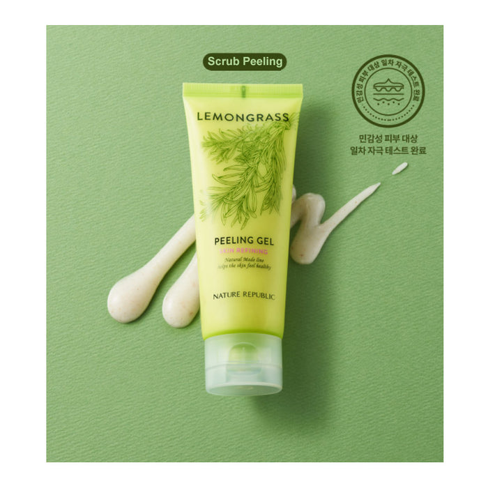 NATURE REPUBLIC Lemongrass Peeling Gel Skin Refining جل التقشير بالليمون