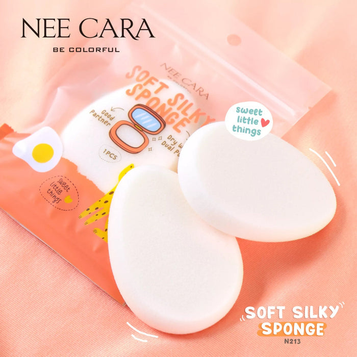 Nee Cara Soft Silky Sponge إسفنجة ني كارا الناعمة الحريرية - Princess Cosmetics Qatar