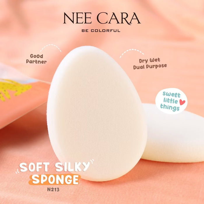 Nee Cara Soft Silky Sponge إسفنجة ني كارا الناعمة الحريرية - Princess Cosmetics Qatar