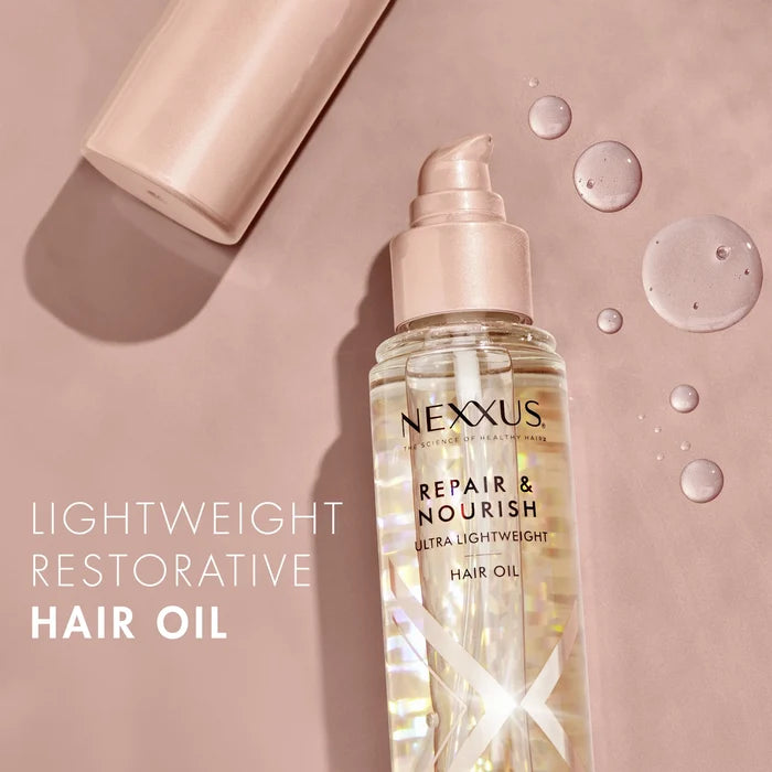 Nexxus Repair & Nourish Ultra Light Weight Hair Oil زيت نيكزس لإصلاح وتغذية الشعر خفيف الوزن