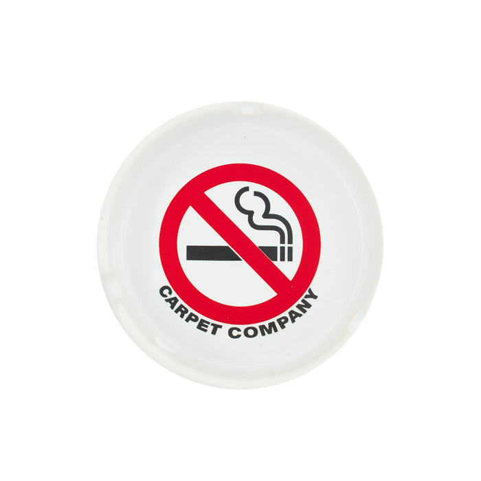 No Smoking Ashtray - White