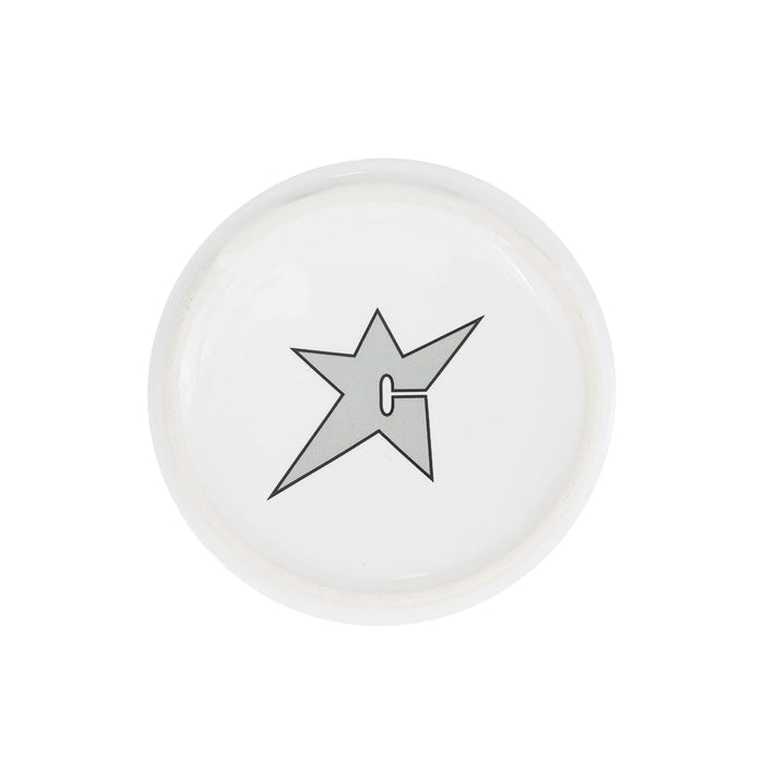 No Smoking Ashtray - White