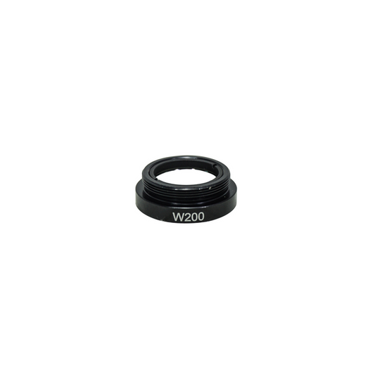 Objective Working Distance 37.5mm 2X Auxiliary Objective, SKU DM29011671, three quarter front view