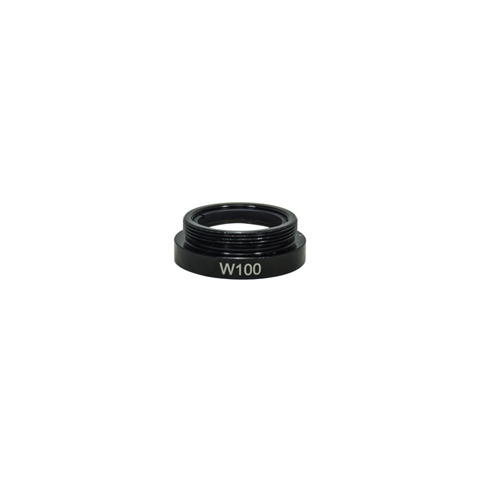 Objective Working Distance 80mm 1X Auxiliary Objective, SKU DM29011651, three quarter front view
