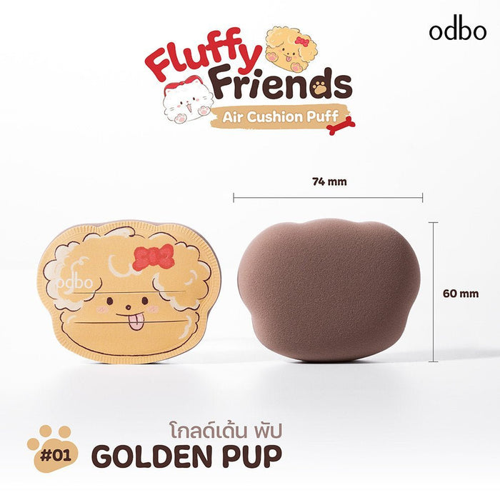 ODBO Fluffy Friend Air Cushion Puff وسادة هوائية صديق أودبو الرقيق - Princess Cosmetics Qatar