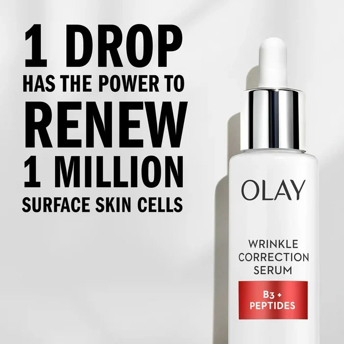 OLAY Wrinkle Correction Serum with Vitamin B3+ Collagen Peptides سيرم معالجه الخطوط الرفيعة والتجاعيد