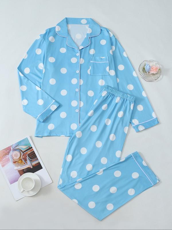 Olivia soft breathable Christmas pajama set in festive holiday colors