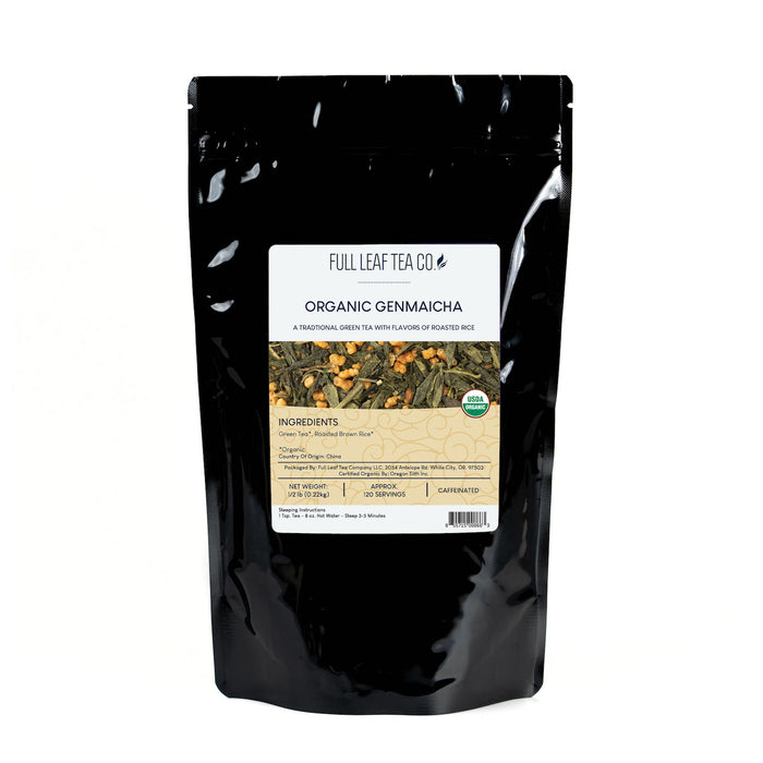 Organic Genmaicha - Loose Leaf Tea - Full Leaf Tea Company