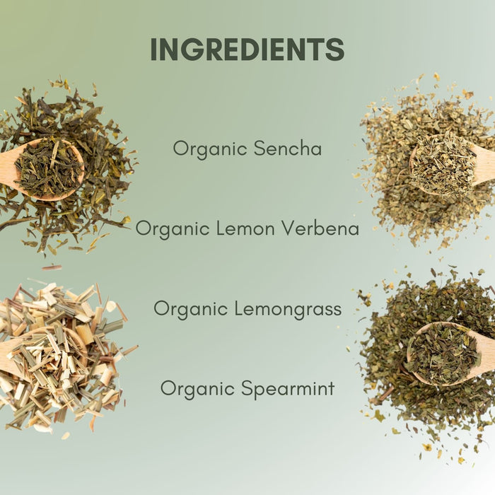 An Ingredient list for Organic Jade Bliss.