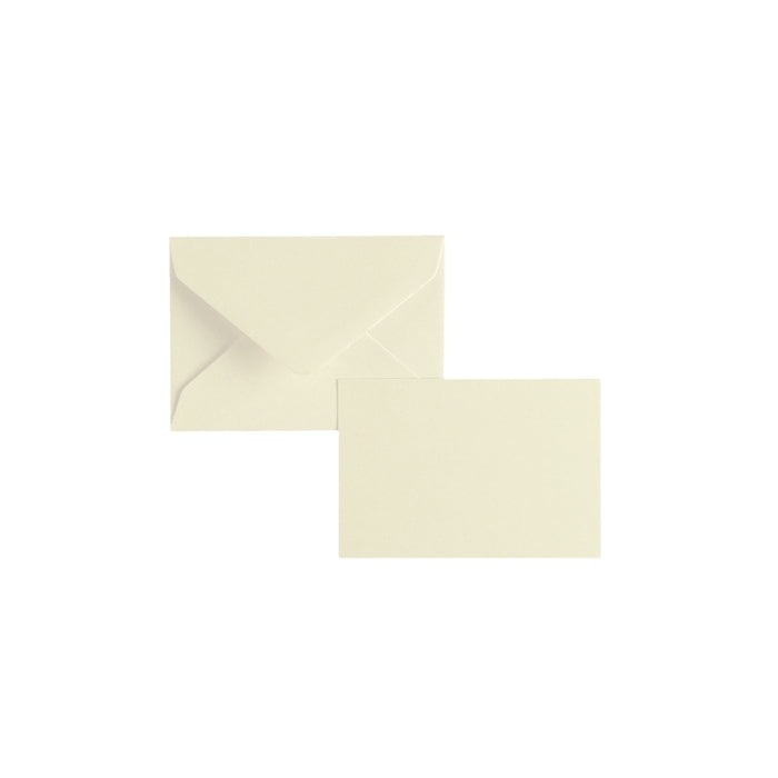 Original Crown Mill Mini Vellum Note Card Boxed Set - Cream