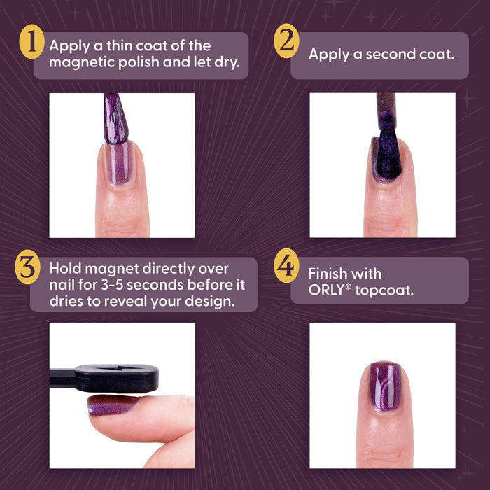 ORLY Harry Potter Love Potion Nail Polish 18ml & Magnetic Wand