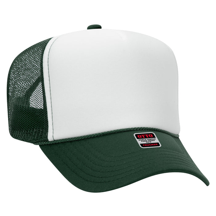 White/ Dark Green