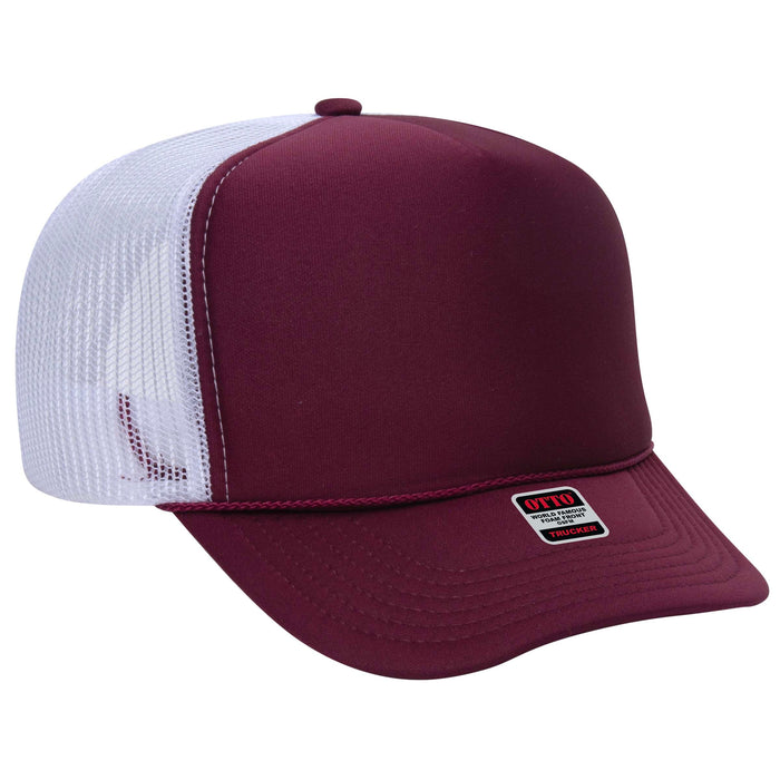 Maroon/White