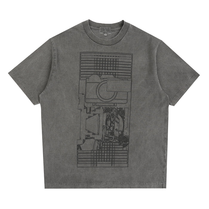 Overdye MD The Camera T-Shirt - Charcoal