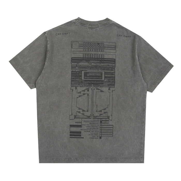 Overdye MD The Camera T-Shirt - Charcoal