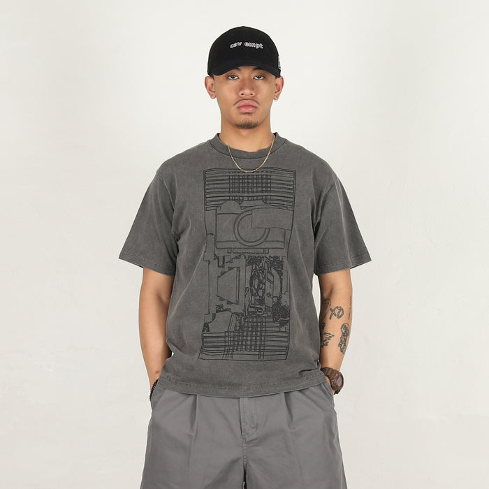 Overdye MD The Camera T-Shirt - Charcoal