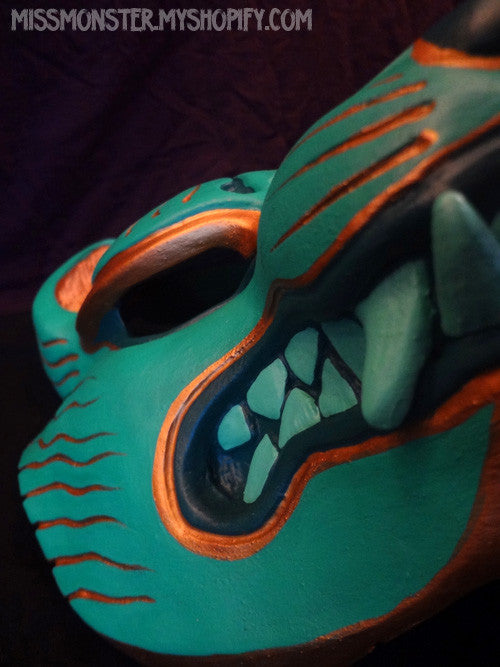 PAINTED KITSUNE MASK- 2ND EDITION