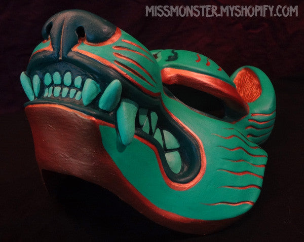 PAINTED KITSUNE MASK- 2ND EDITION