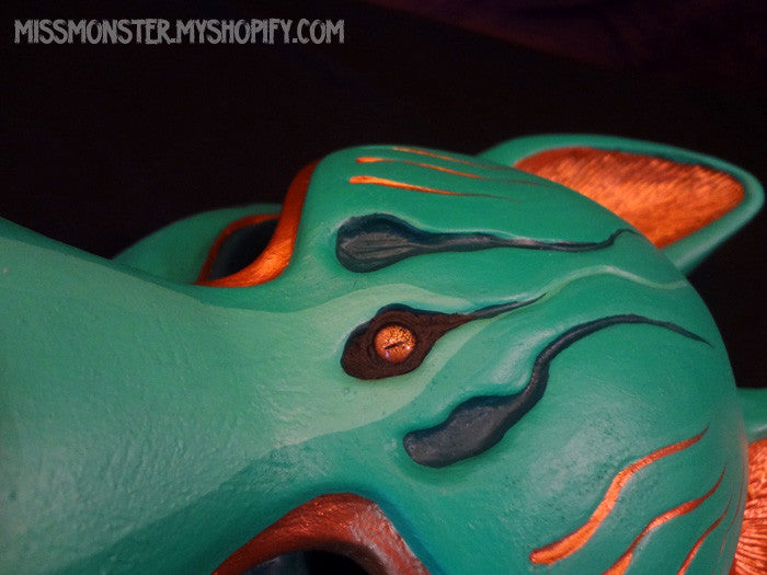 PAINTED KITSUNE MASK- 2ND EDITION