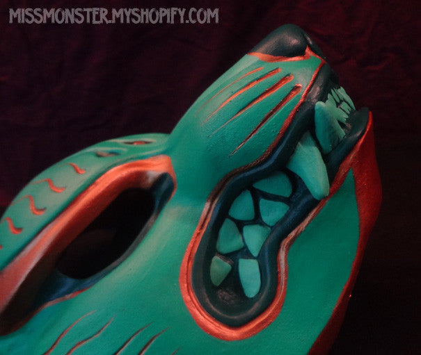 PAINTED KITSUNE MASK- 2ND EDITION