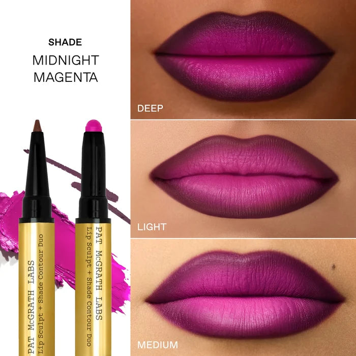 Pat McGrath Lip Sculpt + Shade Contour Duo Midnight Magenta