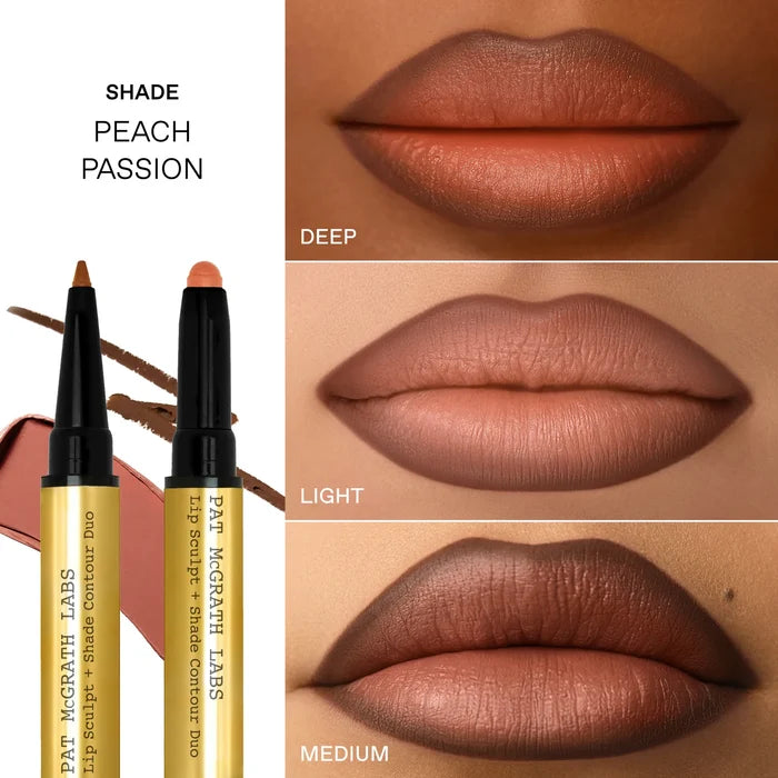 Pat McGrath Lip Sculpt + Shade Contour Duo Peach Passion