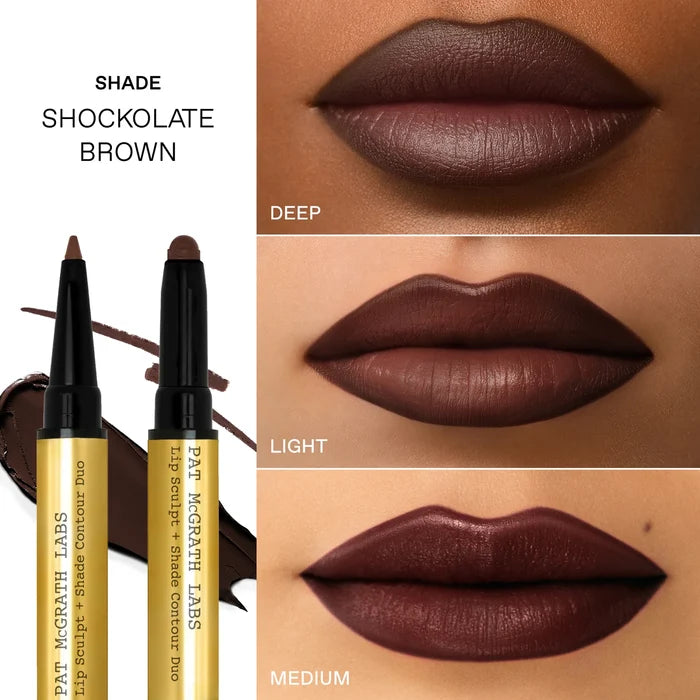 Pat McGrath Lip Sculpt + Shade Contour Duo Shockolate Brown