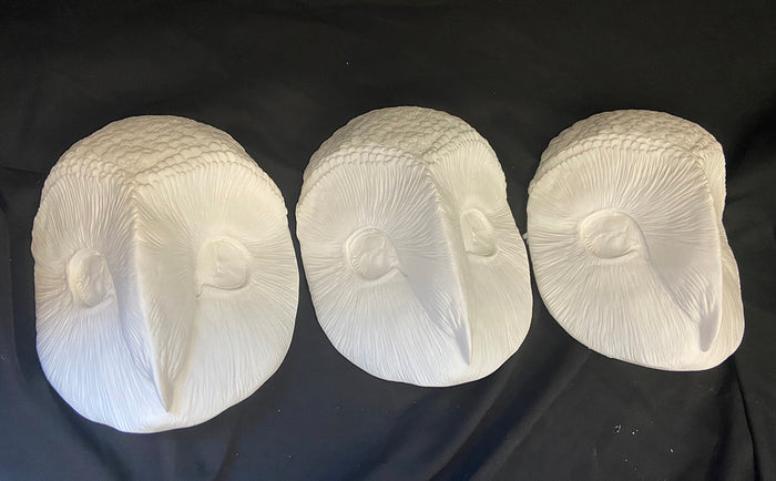 PATREON-BARN OWL MASK BLANK- READY TO SHIP