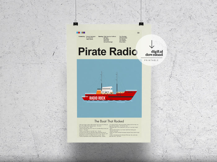 Pirate Radio | DIGITAL ARTWORK DOWNLOAD