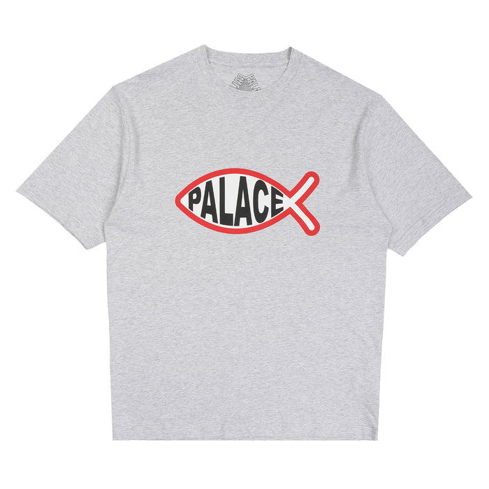 Plaice T-Shirt - Grey Marl