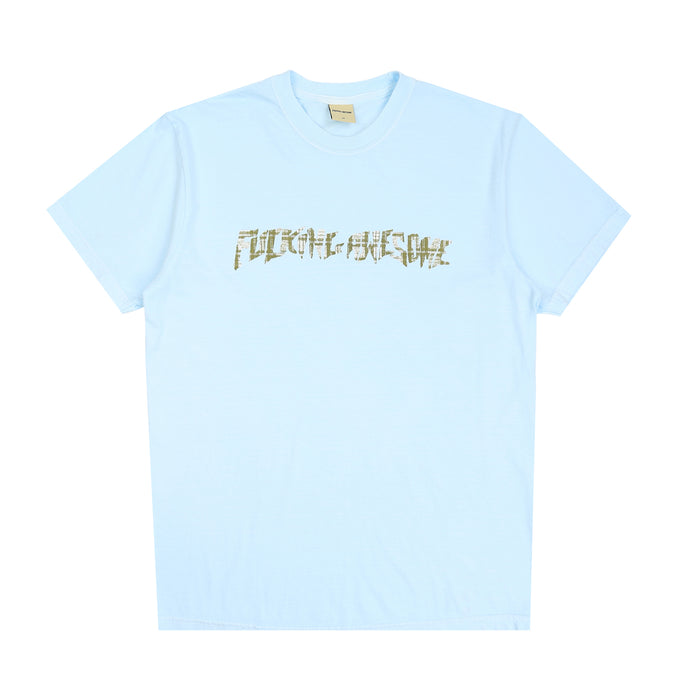 Plaid Photo Copy T-Shirt - Chambray