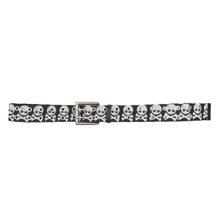 Polka Skull Belt - Black