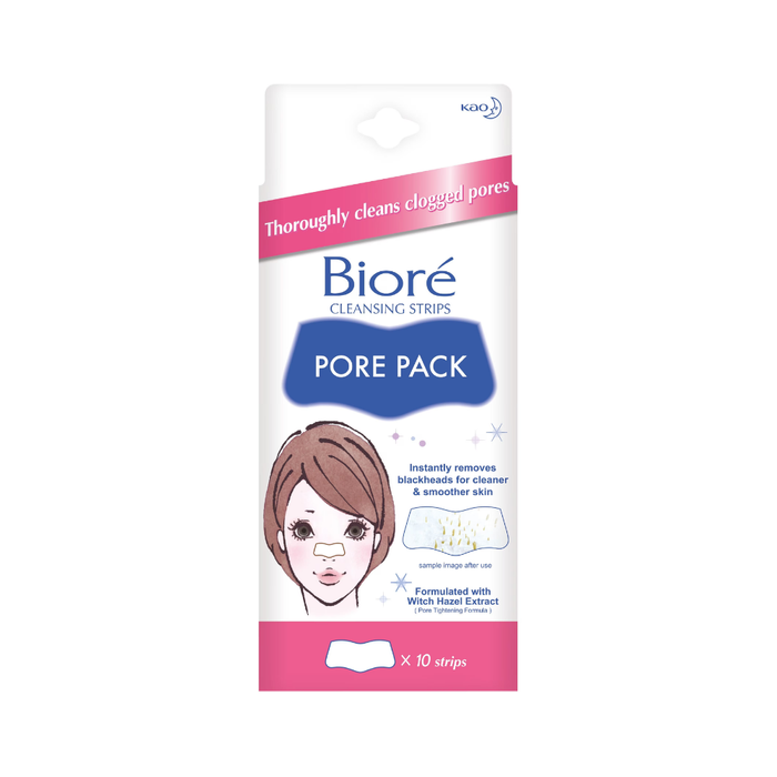 BIORÉ Pore Pack White Strip 10s | Isetan KL Online Store
