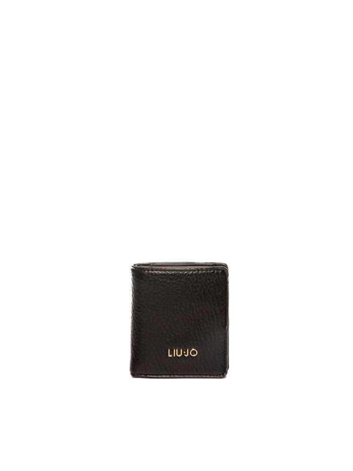 LIU JO portafoglio logo nero AF5177E0027 PELLE-22222