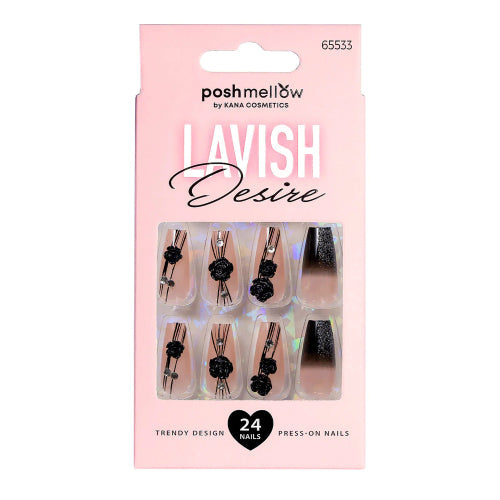 Posh Mellow Lavish Desire Press-On 24 Nails