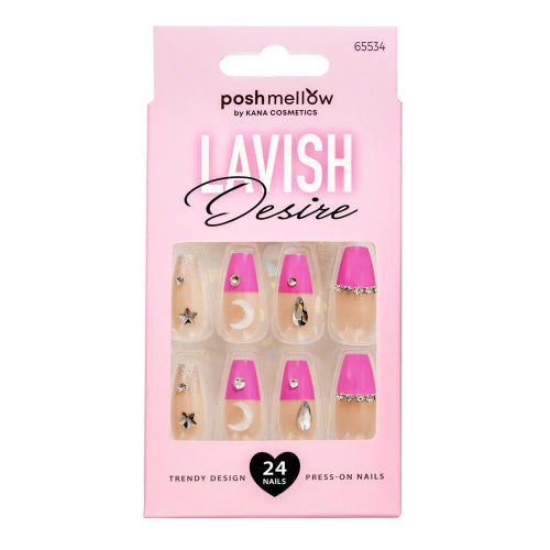Posh Mellow Lavish Desire Press-On 24 Nails