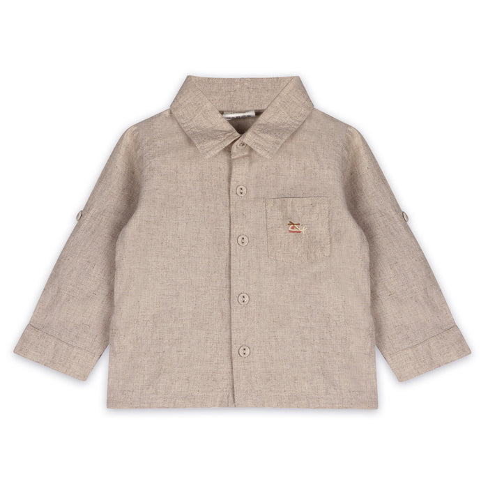 Positano Linen Baby Shirt & Corduroy Pants (Organic)